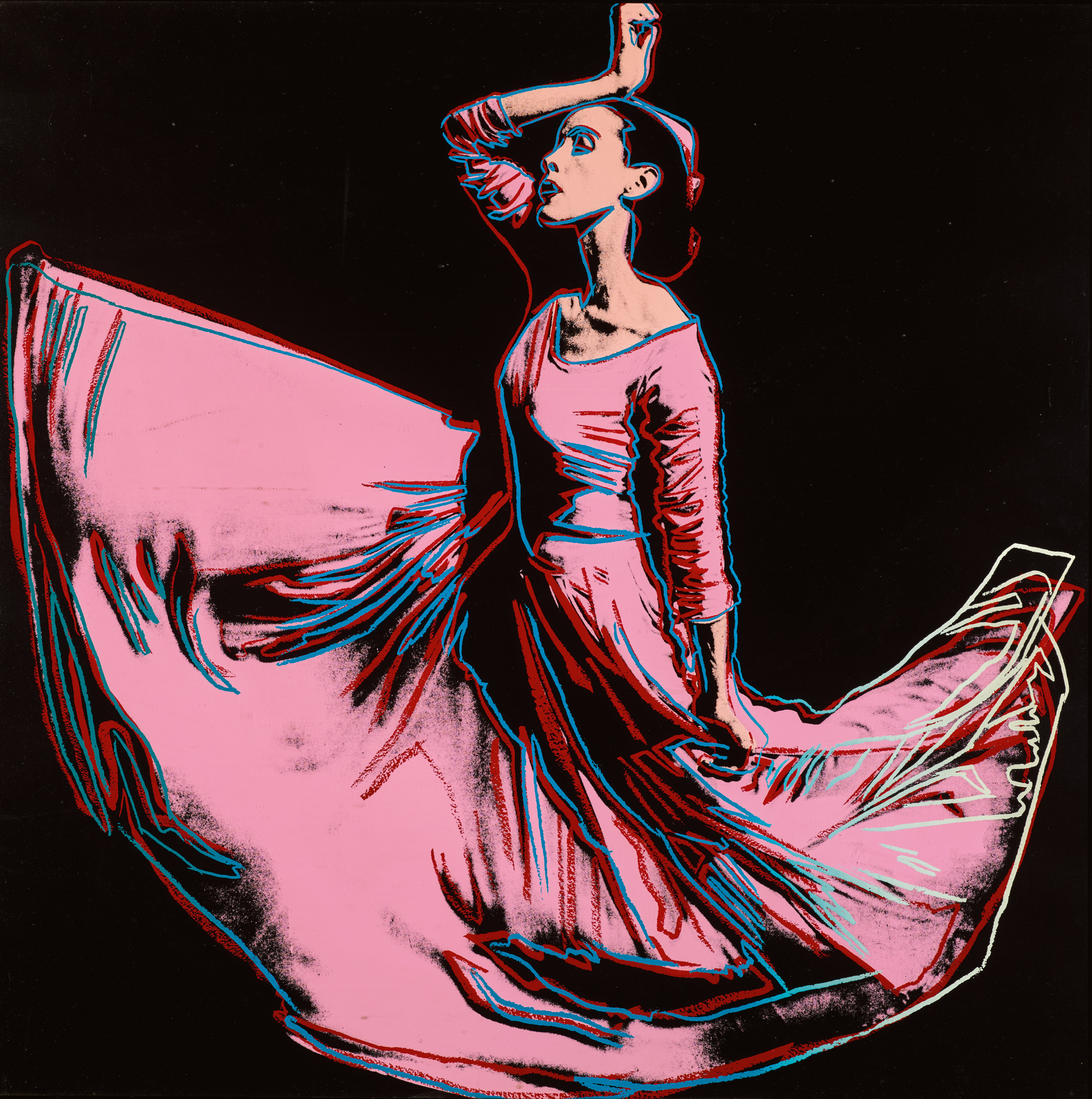 Serigrafías de Martha Graham por Andy Warhol (1986)