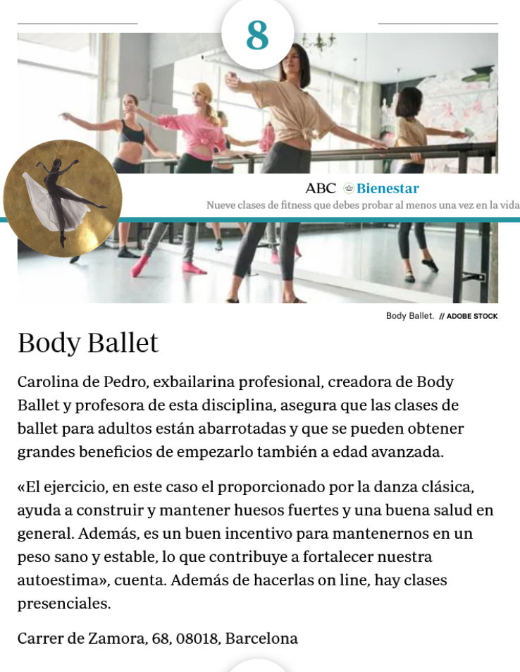 Body Ballet en ABC Bienestar